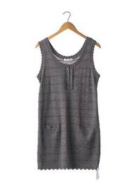 Rochie pulover croială dreaptă fără mâneci gri SEE BY CHLOÉ femeie