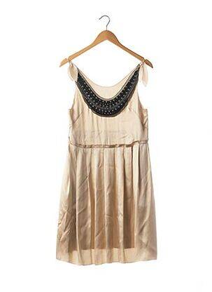 Rochie scurtă bej PHILIP LIM femeie