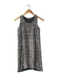 Rochie scurtă fără mâneci fără mâneci gri DINO E LUCIA femeie