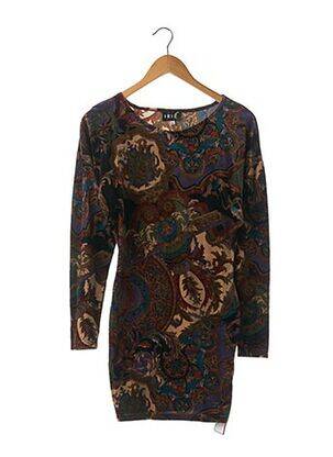 Rochie scurtă mâneci lungi mâneci lungi maro IRIE femeie
