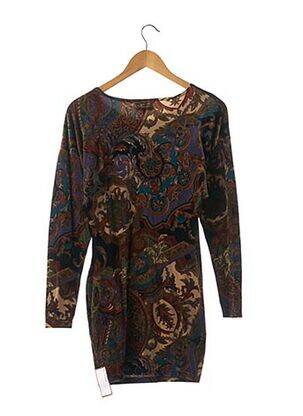 Rochie scurtă mâneci lungi mâneci lungi maro IRIE femeie