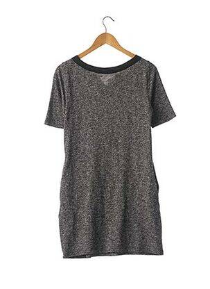 Rochie pulover croială dreaptă mâneci scurte gri LA FEE MARABOUTEE femeie