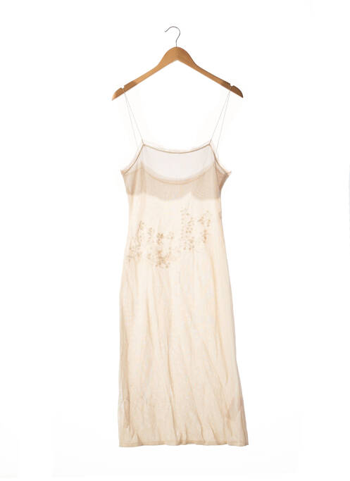 Rochie midi bej SANS MARQUE femeie