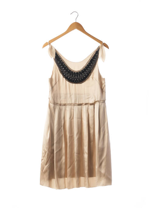 Rochie scurtă bej PHILIP LIM femeie