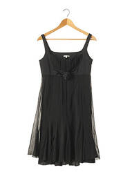 Rochie midi fără mâneci fără mâneci negru PAULE KA femme