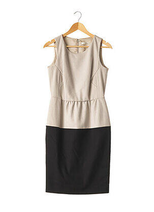 Rochie midi bej PAULE KA femeie