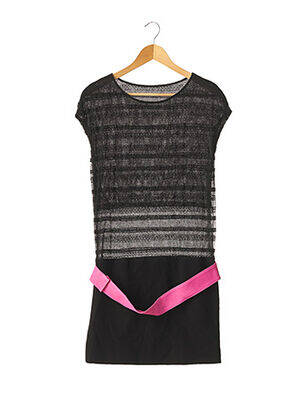 Rochie scurtă mâneci scurte mâneci scurte negru JAY AHR femeie