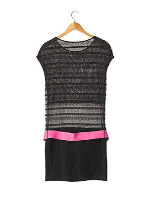 Rochie scurtă mâneci scurte mâneci scurte negru JAY AHR femeie