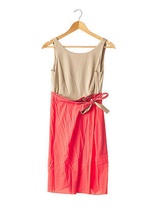 Rochie midi bej PAULE KA femeie