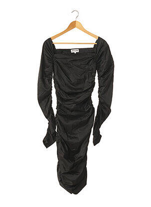 Rochie midi mâneci lungi mâneci lungi negru SOPHIE SITBON femeie