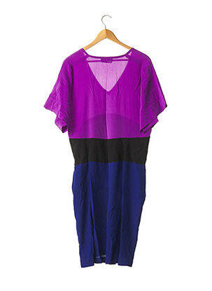 Rochie midi croială fluidă mâneci 3/4 violet SONIA RYKIEL femeie
