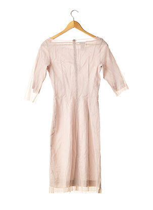 Rochie midi mâneci 3/4 mâneci 3/4 roz STELLA CADENTE femeie