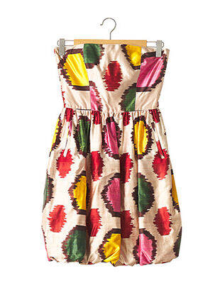 Rochie scurtă roz OSCAR DE LA RENTA femeie