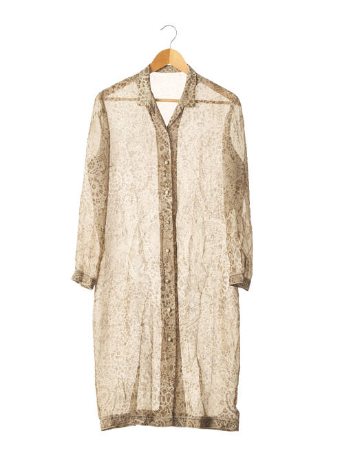 Palton lung bej LEONARD PARIS femeie