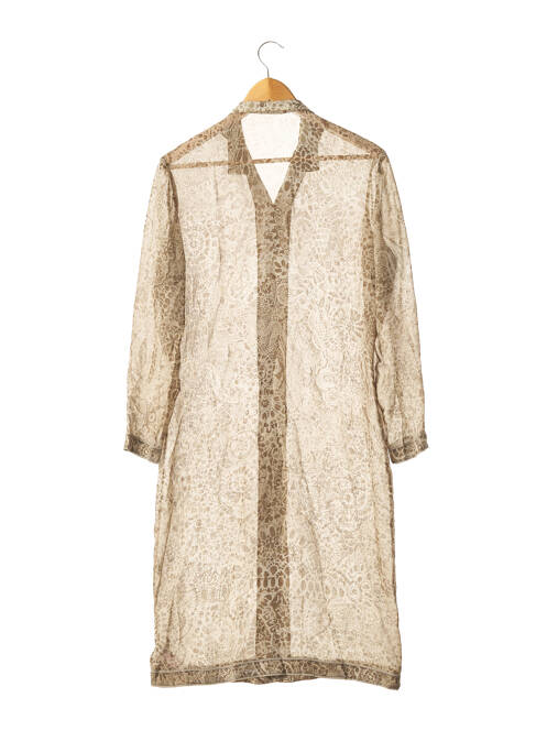 Palton lung bej LEONARD PARIS femeie