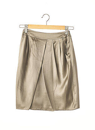 Fustă midi bej PAULE KA femeie