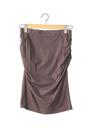 Fustă midi gri PAULE KA femeie