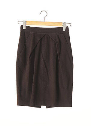 Fustă midi maro PAULE KA femeie