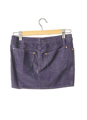 Fustă scurtă buzunare violet JEAN PAUL GAULTIER femeie