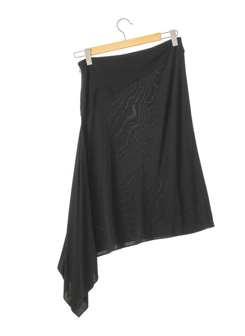 Fustă midi negru HERVE LEGER femeie