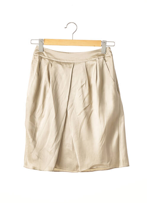 Fustă midi bej PAULE KA femeie