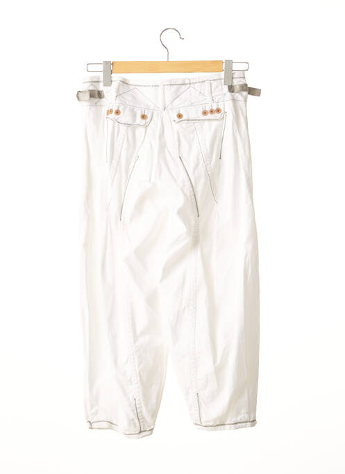 Pantalon trei sferturi alb MARITHE & FRANCOIS GIRBAUD femeie