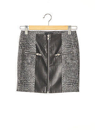 Fustă scurtă croială dreaptă negru THE KOOPLES femeie