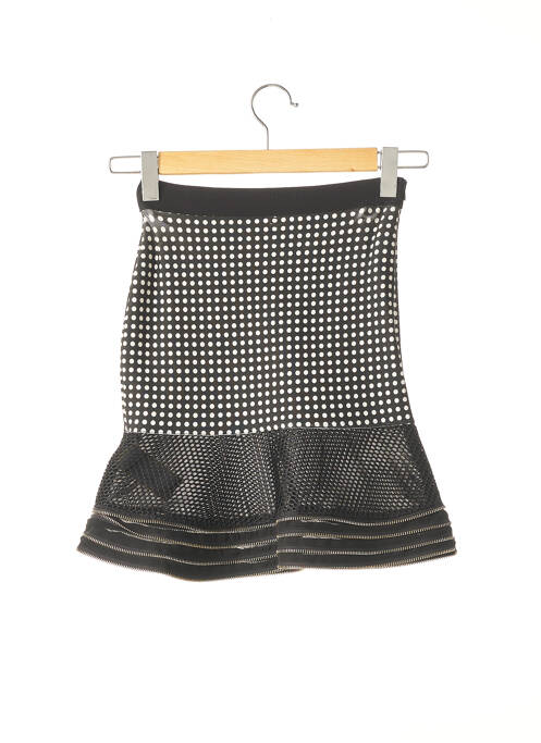 Fustă scurtă negru SANS MARQUE femeie