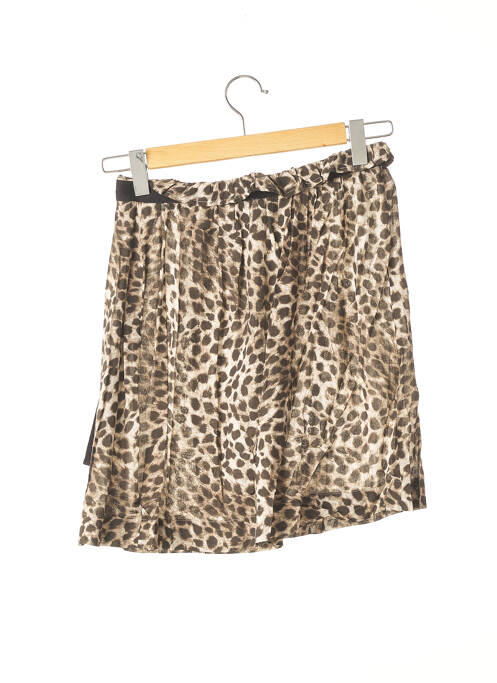 Fustă midi maro SWILDENS femeie