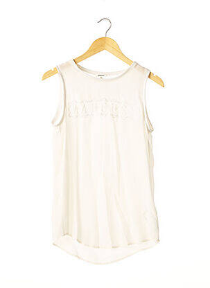 Top alb MANOUSH femeie