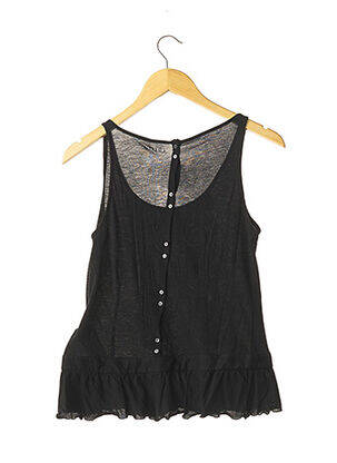 Top țesătură jersey fără mâneci negru JOSEPH femme