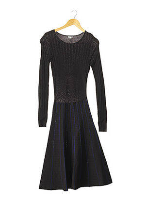 Rochie midi mâneci lungi mâneci lungi negru MANOUSH femeie