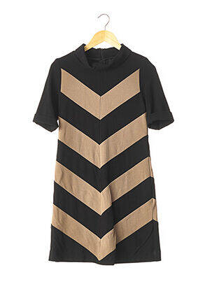 Rochie midi țesătură crep negru I BLUES femeie