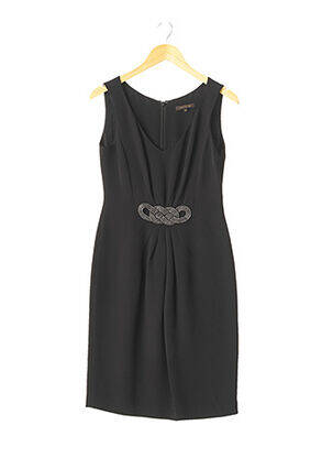 Rochie midi fără mâneci fără mâneci negru APOSTROPHE femeie