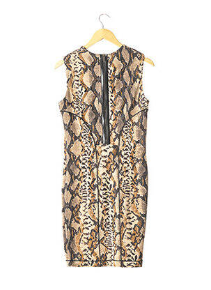Rochie midi fără mâneci fără mâneci bej BLUMARINE femeie