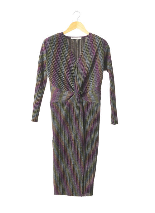 Rochie midi violet UTERQÜE femeie