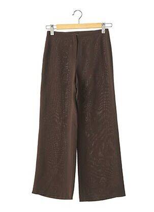 Pantalon 7/8 talie înaltă talie înaltă maro MAUD DEFOSSEZ femeie