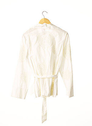 Jachete casual guler tip costum bej DEVERNOIS femeie