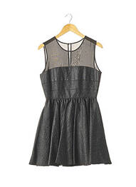 Rochie scurtă fără mâneci fără mâneci negru RACHEL ZOE femme