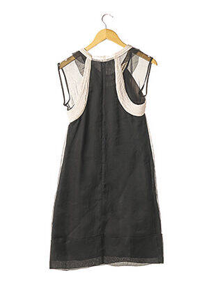 Rochie midi mâneci scurte mâneci scurte negru RUE DU MAIL femeie