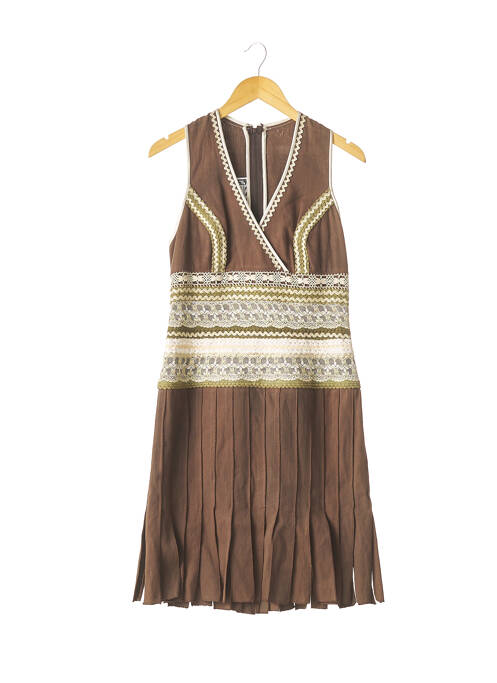 Rochie midi maro JEAN MARC LOTHON femeie