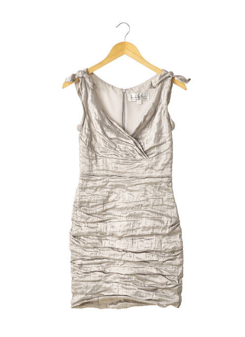 Rochie scurtă gri NICOLE MILLER femeie