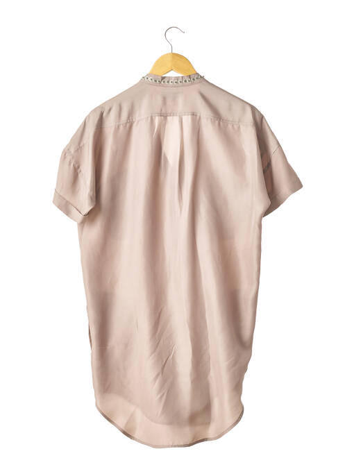 Tunică mâneci scurte maro APRIL MAY femeie