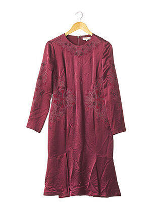 Rochie midi mâneci lungi mâneci lungi roșu TORY BURCH femeie