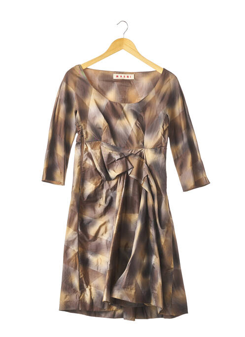 Rochie midi maro MARNI femeie