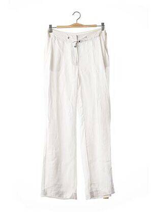 Pantalon larg alb GEORGES RECH femeie