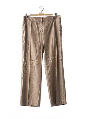 Pantalon drept croială dreaptă bej A-K-R-I-S femeie