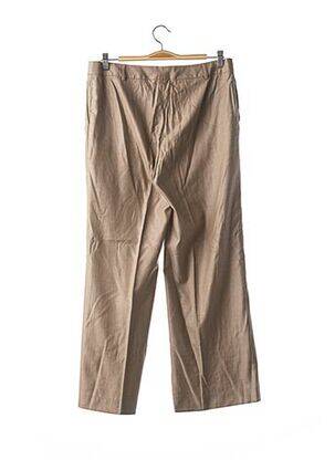 Pantalon drept croială dreaptă bej A-K-R-I-S femeie
