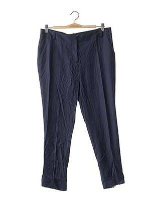 Pantalon 7/8 croială tip țigaretă talie joasă albastru DIANE VON FURSTENBERG femeie