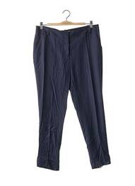 Pantalon 7/8 croială tip țigaretă talie joasă albastru DIANE VON FURSTENBERG femme